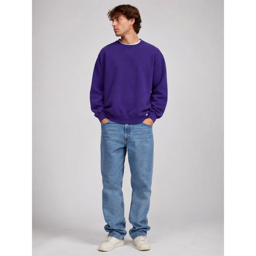 Vintage Russell Athletic Purple Sweatshirt XL Made in USA V-Stitch Pullover